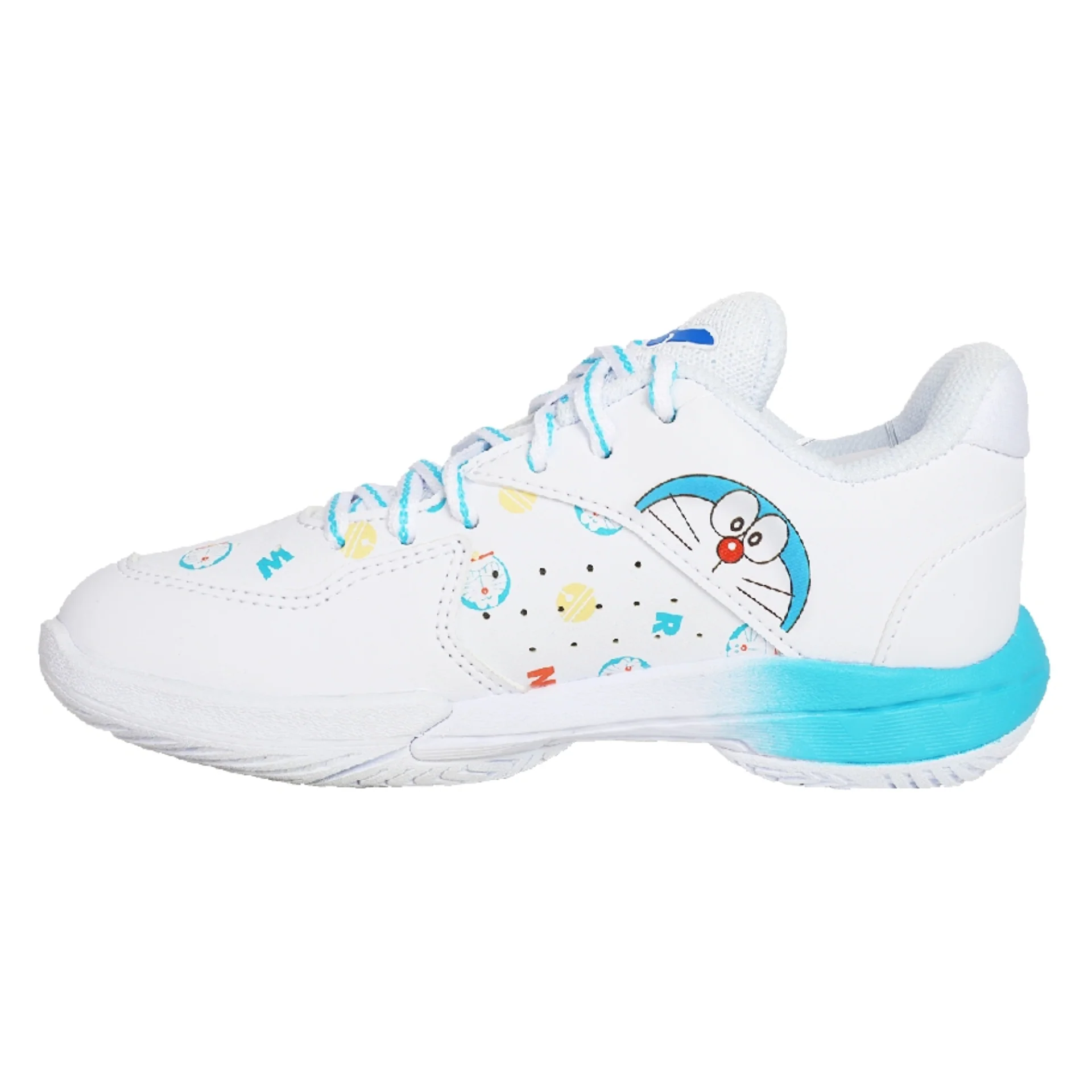 Victor X Doraemon P-DRMJR-A Junior Court Shoes [Bright White] - Image 2